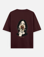 APNA_PATTA_oversized_T-Shirt_maroon_back_print_mockup