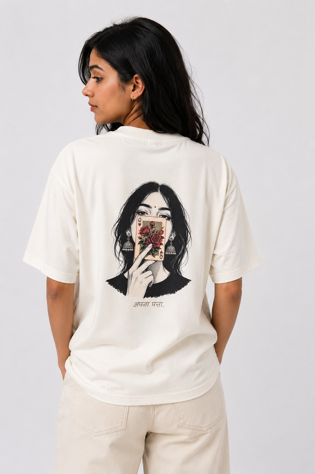 APNA_PATTA_oversized_T-Shirt_off_white_back_print_model