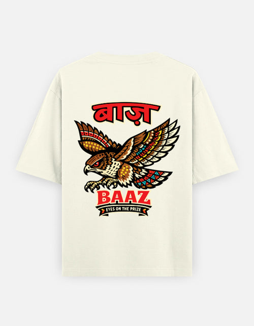 baaz_oversized T-Shirt_offwhite_ back_print_mockup